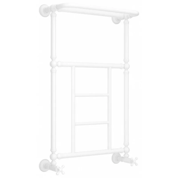 Полотенцесушитель водяной Сунержа Ренессанс 50х86 см белый матовый 30-0282-8650 (детальная фотография)