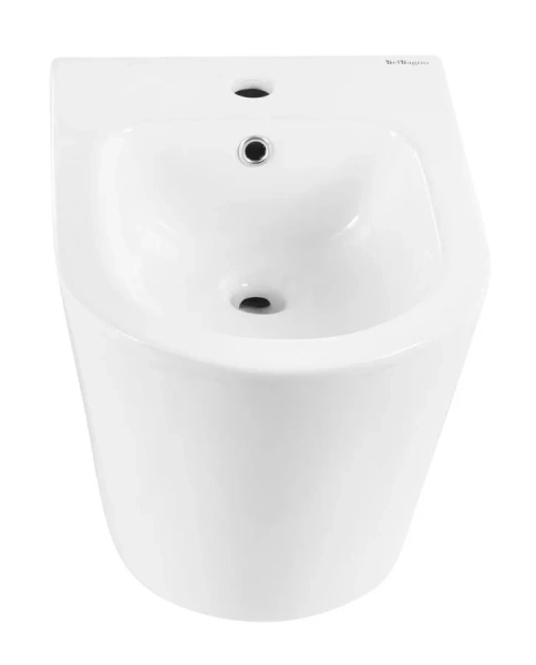 Биде подвесное Belbagno Flay-R с горизонтальным выпуском BB053BH (детальная фотография), подвесные