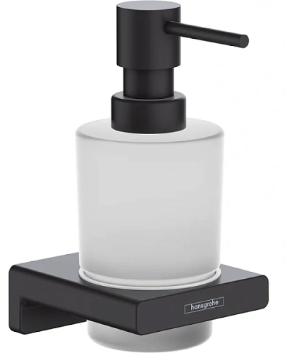 Дозатор для жидкого мыла Hansgrohe AddStoris черный матовый - фото 2