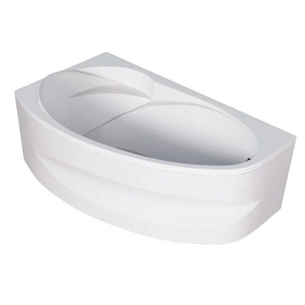 Ванна акриловая 1MarKa Julianna 01дж1695лкп/01дж1695пкп, 160 x 95 см, левая/правая, цвет белый (детальная фотография), угловые, приставные, встраиваемые