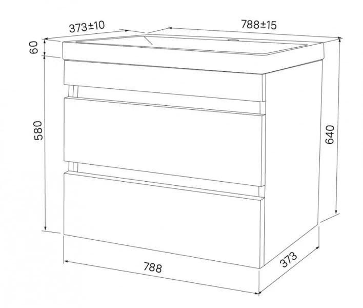Тумба под раковину подвесная IDDIS Zodiac 80 см белая ZOD8CB0i95 (детальная фотография), нет в наличии