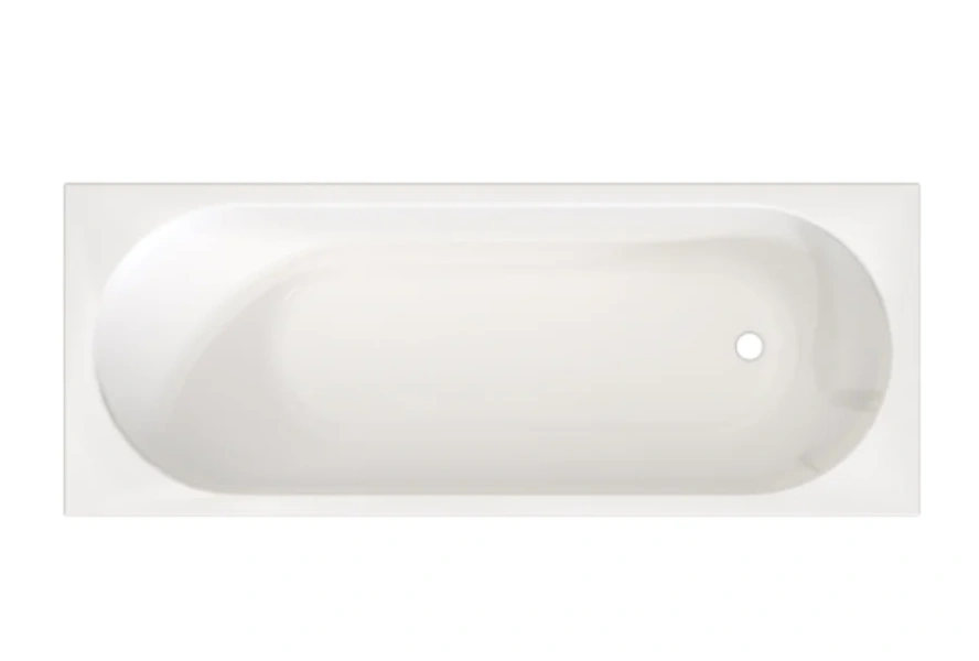 Акриловая ванна Радомир Виктория лайт 2-89-2-0-1-271Р, 155 х 70 см, фронтальный экран, каркас разборный, сифон, слив-перелив автомат в комплекте, белая (детальная фотография), 155х70