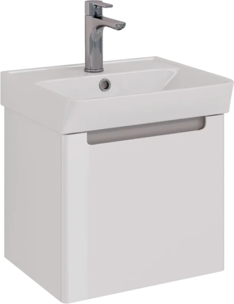 Тумба с раковиной подвесная Lemark Buno Mini LM05BM45T 45 см с выдвижным ящиком (детальная фотография)