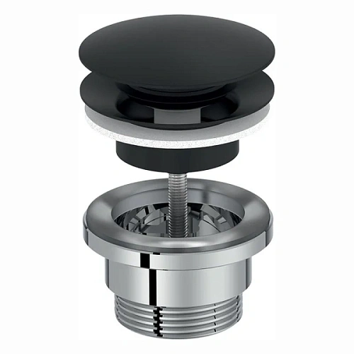 Донный клапан Jacob Delafon черный матовый - фото 6