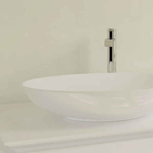 Раковина Villeroy & Boch Loop & Friends 62 см накладная, альпийский белый 4A480001 (детальная фотография), накладные (на столешницу)