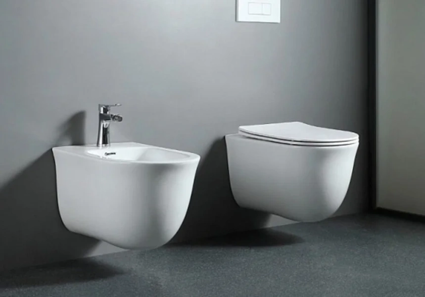 Унитаз подвесной Акватек Классик безободковый AQ1112-00 (детальная фотография), подвесные, встраиваемые