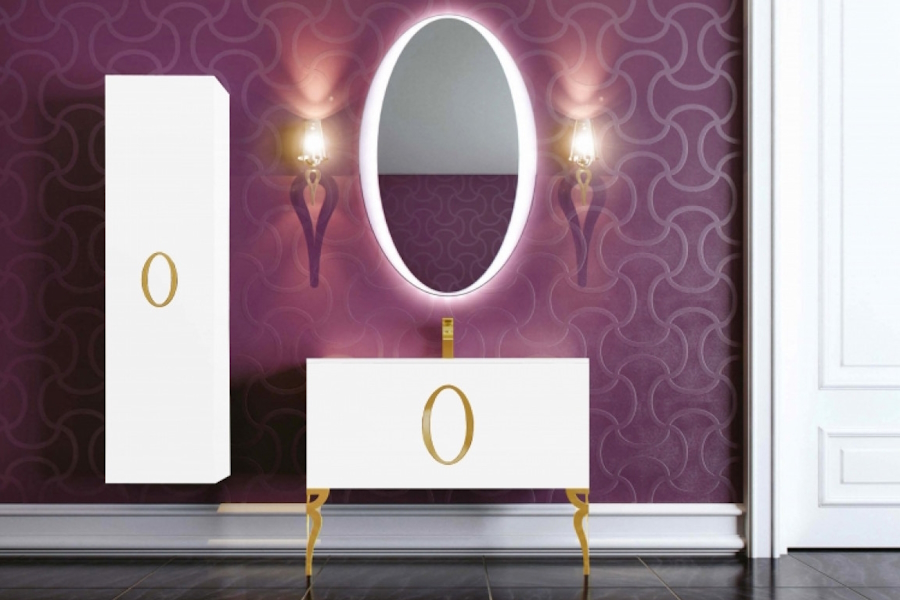 Мебель для ванной La Beaute Gard 90 (детальная фотография), моноблок