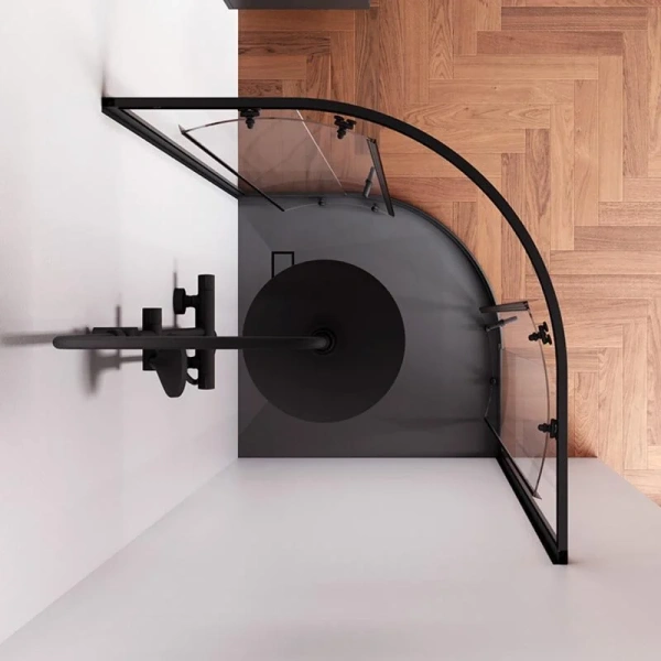 Душевой уголок AM.PM X-Joy 90x90 см без поддона W88G-205-090BT64 (детальная фотография), 90х90