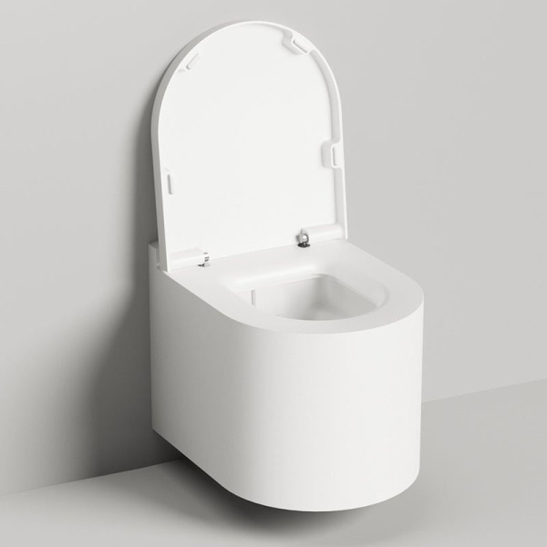 Унитаз подвесной Salini Gemelli покраска по RAL полностью 240121KMRF (детальная фотография), современные, hi-tech, круглые