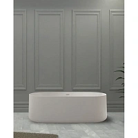 Ванна из искусственного камня Abber Stein 170х75 см отдельностоящая