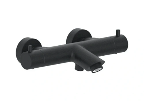 Смеситель для ванны Paffoni Light черный матовый - фото 2