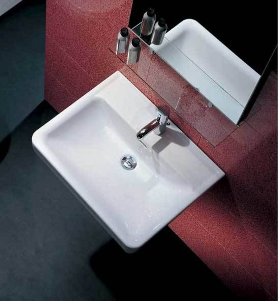 Раковина Laufen Pro 65 см с 1 отверстием для смесителя 8.1895.3.000.104.1 (детальная фотография), 65 см