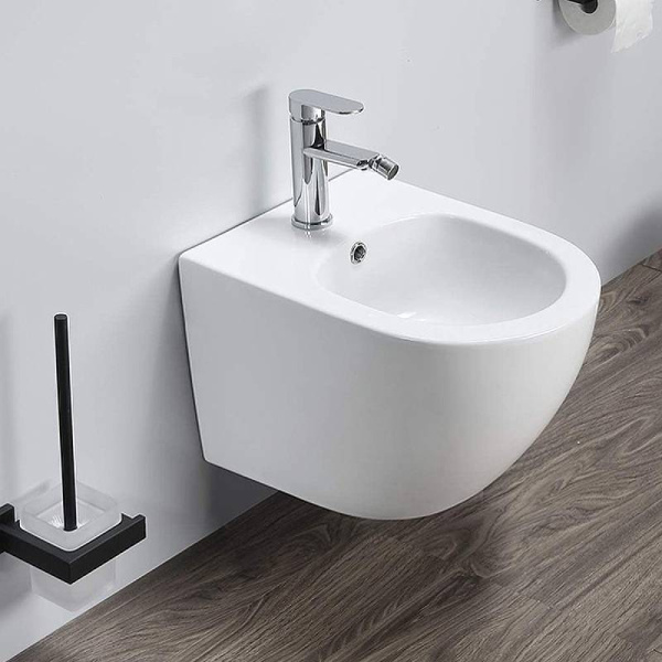 Биде подвесное Comforty белое 00004150343 (детальная фотография), современные, hi-tech