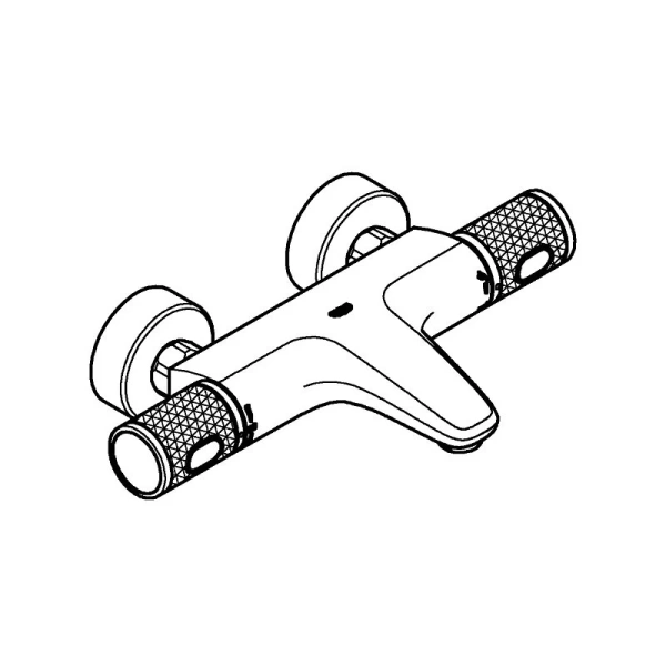 Смеситель для ванны Grohe Grohtherm 1000 Performance термостатический 34830000 (детальная фотография), хром