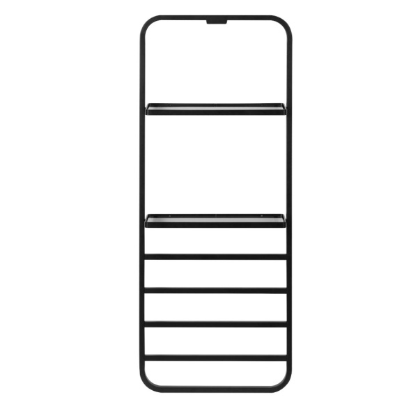 Полотенцесушитель электрический Black&White Moon 40x101 см черный матовый 337BN (детальная фотография)