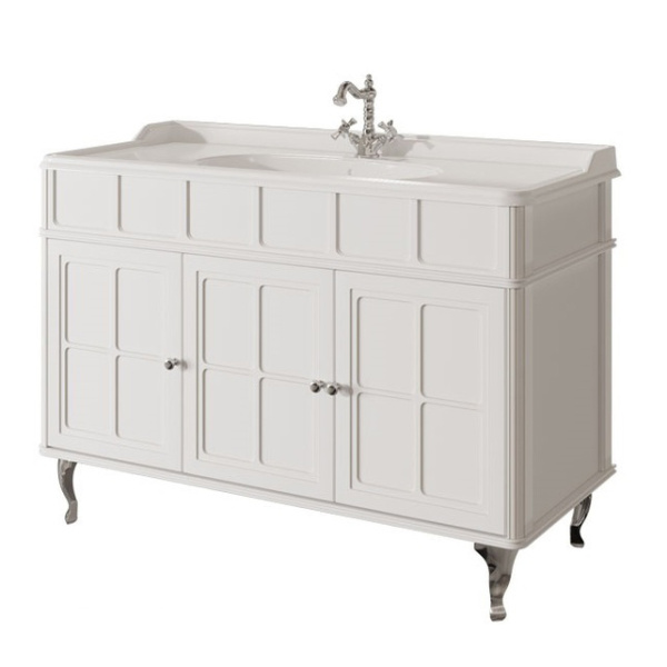 Тумба под раковину напольная Caprigo Borgo 120 см Bianco 33425-B231 (детальная фотография)