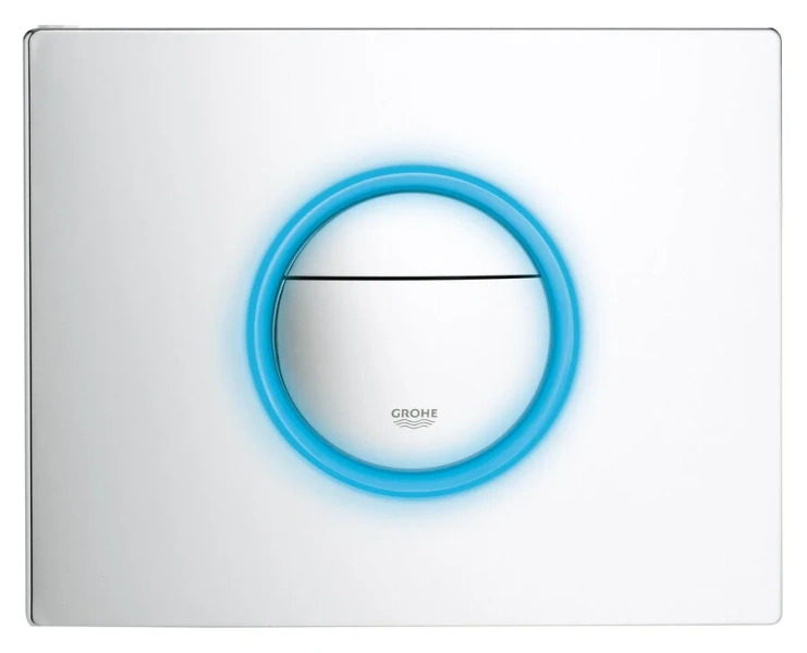 Смывная клавиша Grohe Nova Light 38809000 (детальная фотография), пластиковые