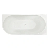 Ванна акриловая Royal Bath Riva RB610311L-WT/RB610311R-WT, 170 x 78 см, левая/правая, цвет белый