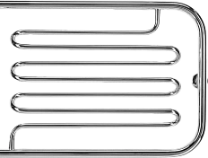 Полотенцесушитель водяной Terminus Фокстрот-Лиана 500x700 хром