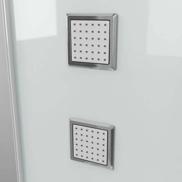 Душевая кабина Grossman 90x110 см правосторонняя GR123(R) (детальная фотография), белый профиль