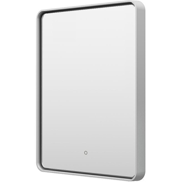 Зеркало с подсветкой Brevita Mercury 60 см платина MER-Rett6-060/80-platinum (детальная фотография), современные, hi-tech
