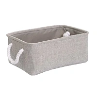 Корзина для белья WasserKRAFT Wiese серая