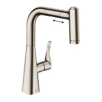 Смеситель для кухни Hansgrohe Metris M71 под сталь