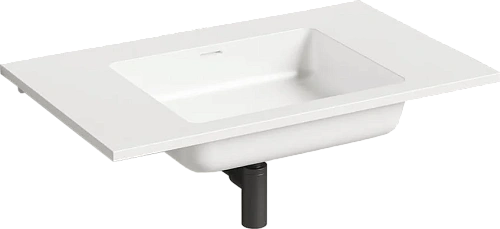 Раковина Salini Onda 80 см белый матовый - фото 2