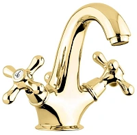 Смеситель для раковины, золото, Emmevi Deco Classic