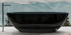 Ванна акриловая Abber Kristall 180x85 см черная