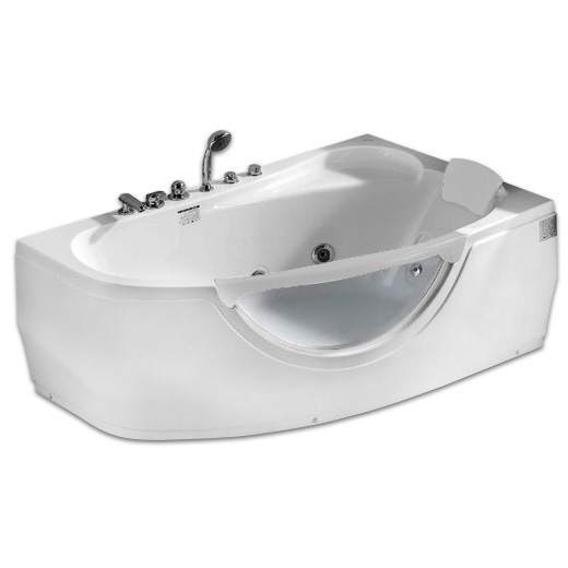 Ванна Gemy G9046-II 170х100 см (детальная фотография), асимметричные