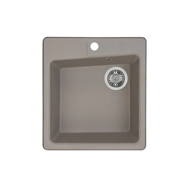 Мойка для кухни Акватон Парма 47 см серый шелк 1A713032PM250 (детальная фотография)