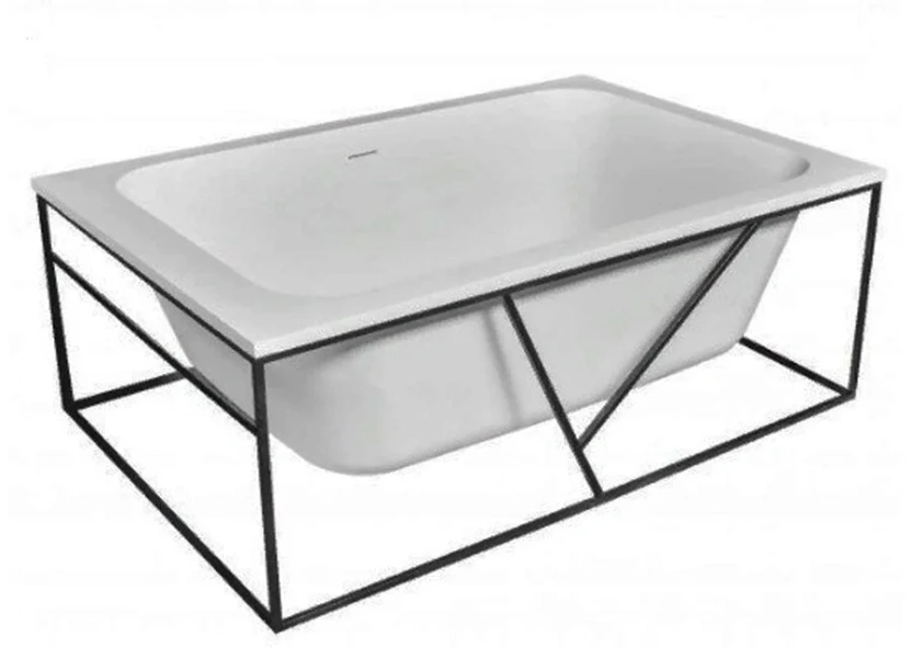 Ванна из искусственного камня NTBagno Sella NT304, 148 х 98 см (детальная фотография), современныe, hi-tech