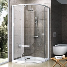 Душевой уголок Ravak Pivot PSKK3 90x90 см профиль белый ручки хром