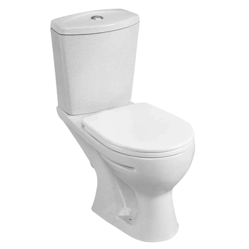 Унитаз компакт Santeri Ультра крап на белом - фото 2