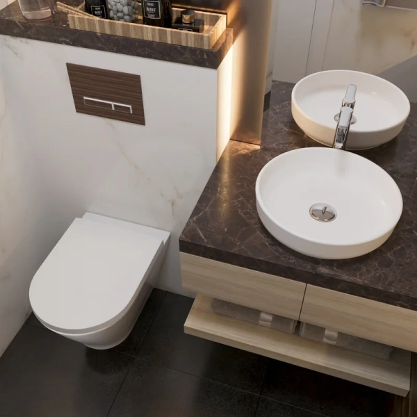 Унитаз подвесной Lavinia Boho Elegant безободковый 3308001R (детальная фотография), по запросу