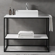 Консоль под раковину Abber Stein 106 см напольная