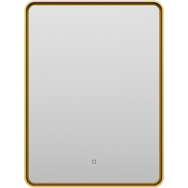 Зеркало с подсветкой Brevita Mercury 60 см золото MER-Rett6-060/80-gold (детальная фотография)