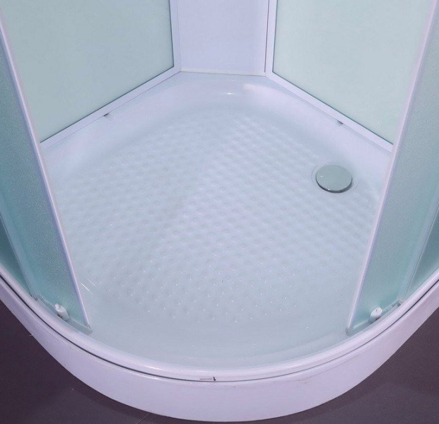 Душевая кабина Timo Eco 100х100 см стекло рифленое TE-0701 (детальная фотография), 100х100