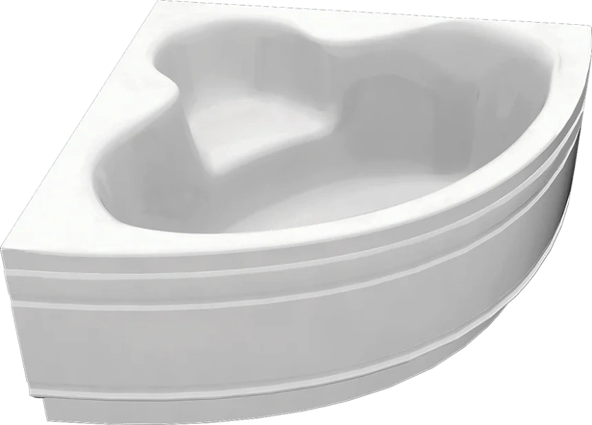 Акриловая ванна C-Bath Aurora CBS001001 120 х 120 см, белая (детальная фотография), акриловые
