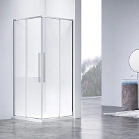 Душевой уголок Vincea Slim-N 100х80 см профиль хром