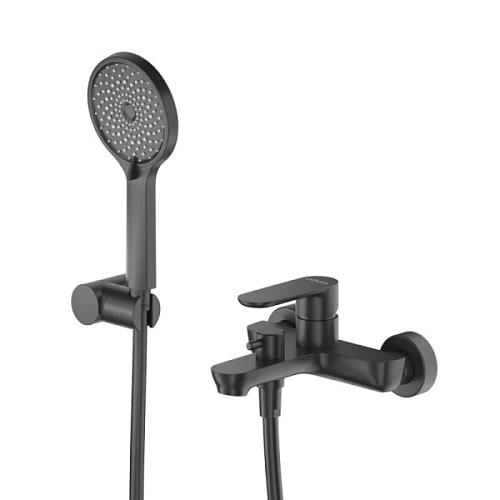 Смеситель для ванны Cezares Stylus черный матовый - фото 4