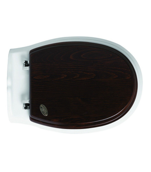 Крышка-сидение Simas Arcade орех, петли хром AR 004 CR (детальная фотография), в наличии