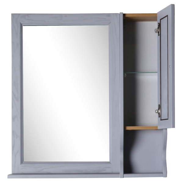 Зеркало ASB-Woodline Гранда 60 см grigio 11483 Гр (детальная фотография), современные, hi-tech