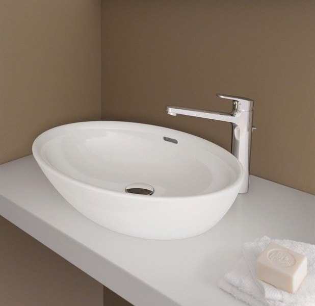 Раковина Laufen Pro 52 см с отверстием перелива 8.1296.4.000.109.1 (детальная фотография), современные, hi-tech