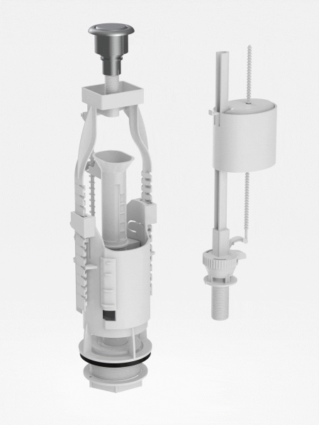 Комплект арматуры BERGES Eko нижний клапан 030311 (детальная фотография), нет в наличии index_4