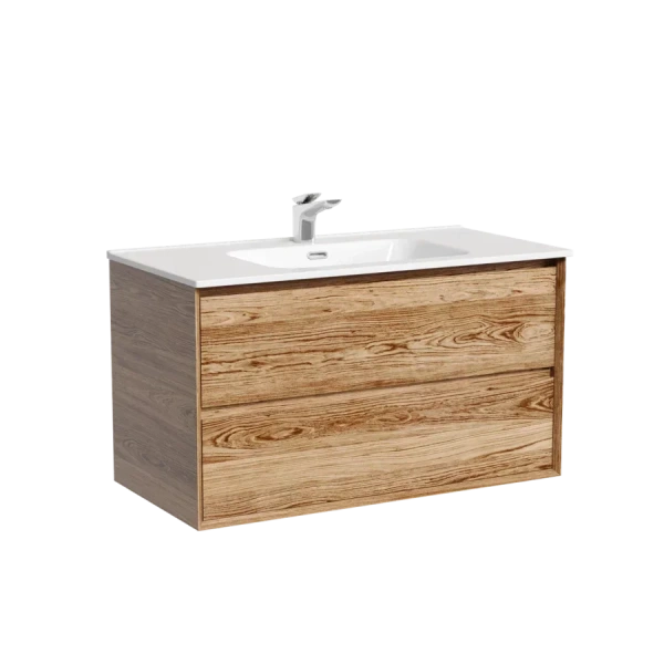 Тумба под раковину подвесная Sancos Marmi 2.0 90 см дуб чарльстон MR2.090ECH (детальная фотография)