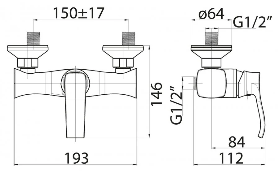 Смеситель для душа BelBagno Trula хром TRU-ESDM-CRM (детальная фотография), для душа