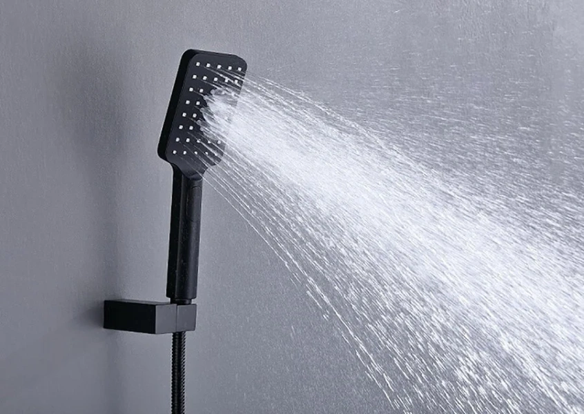 Душевой набор черный Timo Petruma SX-5149/03SM (детальная фотография), душевые комплекты, наборы index_1