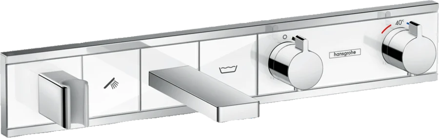 Смеситель для ванны Hansgrohe RainSelect белый/хром 15359400 (детальная фотография)